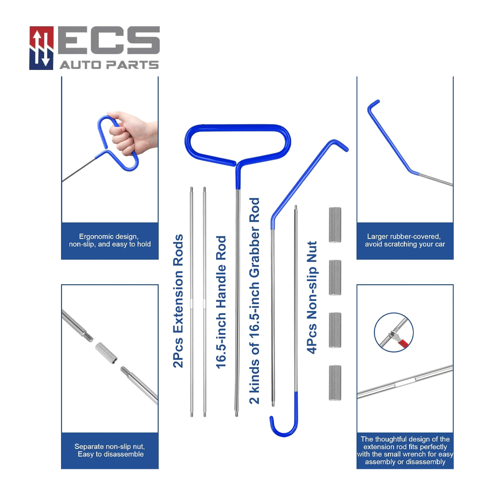 ECS AUTO PARTS 24 Pieces Professional Car Opening Tool Set