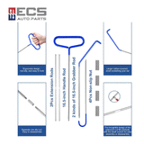 ECS AUTO PARTS 24 Pieces Professional Car Opening Tool Set