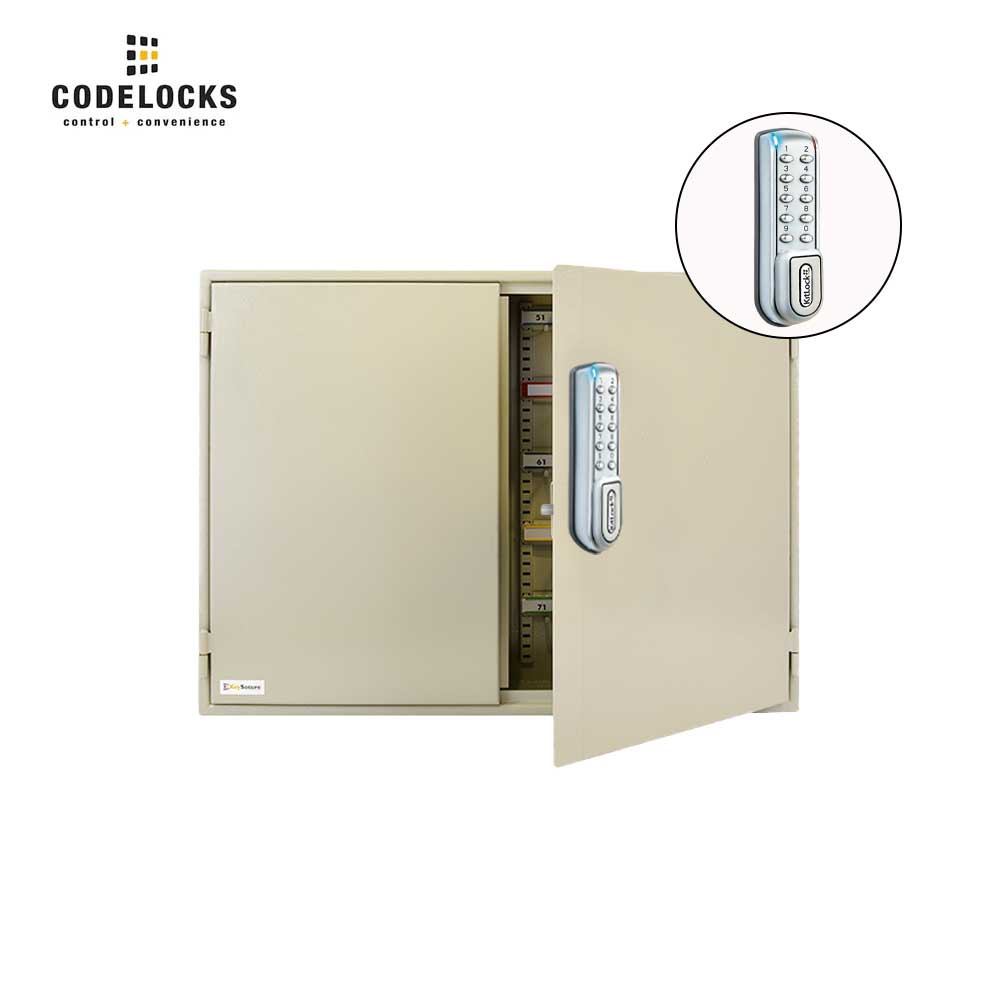 Codelocks Optional Hook Padlock Cabinet with KL1200 SG Kitlock