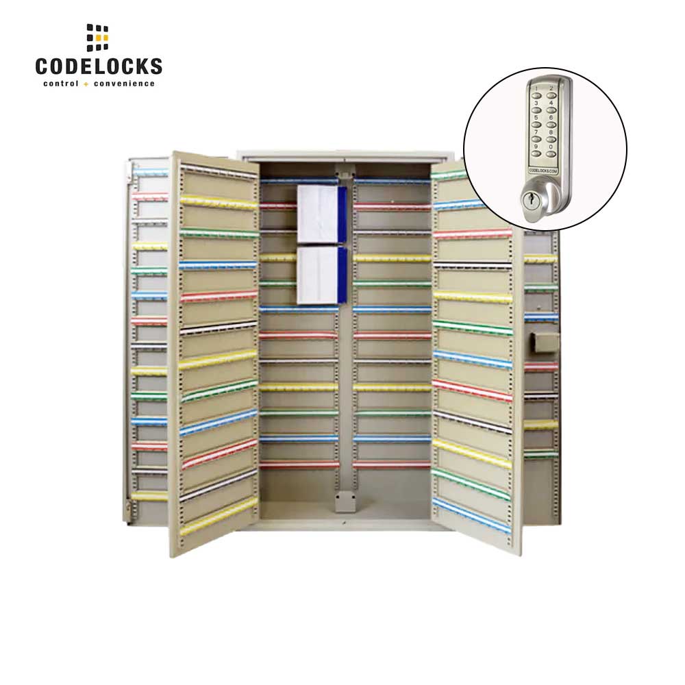 Codelocks Optional Hook Extra Secure Padlock Cabinet with CL2255 Series Electronic Locks