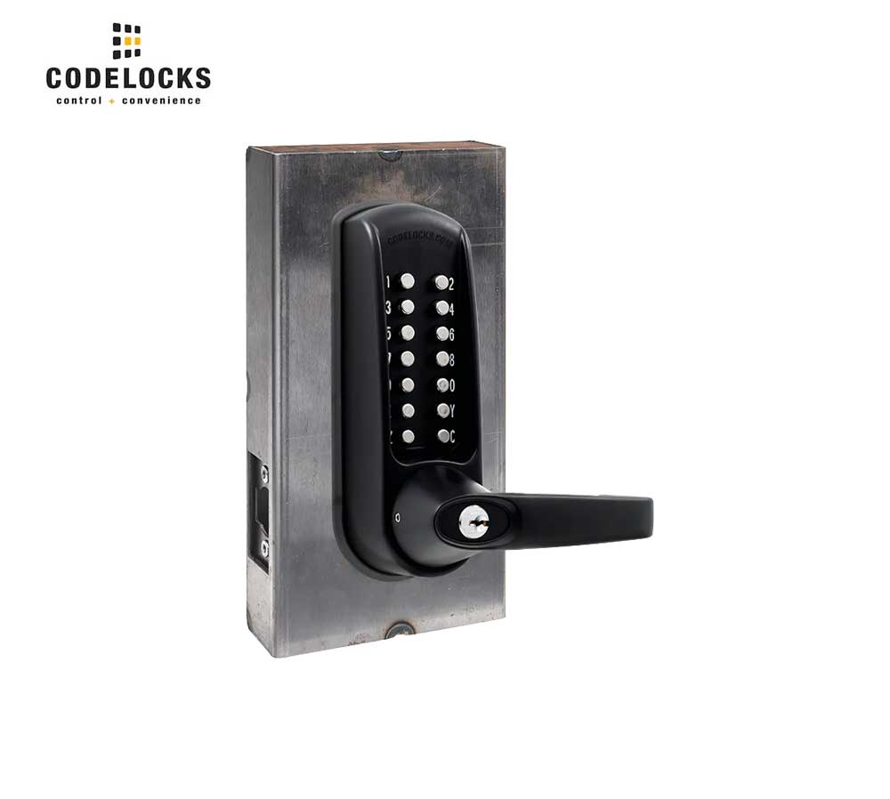 Codelocks CL615 Mechanical, Heavy Duty, Grade 2, Optional Finish, Tubular Latchbolt Gate Box Kit