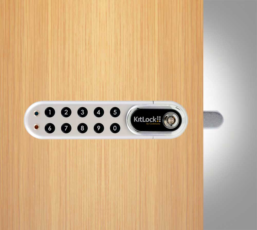 Codelocks KL1000 G3 Electronic Kitlock Locker Lock with Optional Finish and Optional Handing