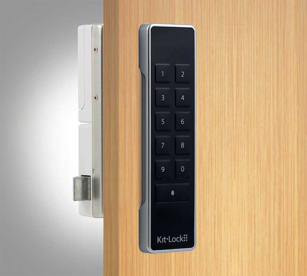 Codelocks KL1100 Optional Finish Electronic KitLock Keypad Locker Lock with Powered Latch