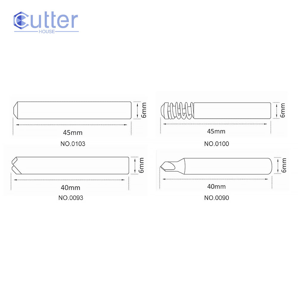 High Grade Carbide 6mm End Mill Cutter - P-709