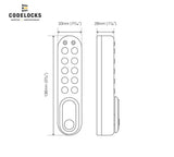 Codelocks KL1000 G3 Electronic NetCode Optional Finish Kitlock Locker Lock