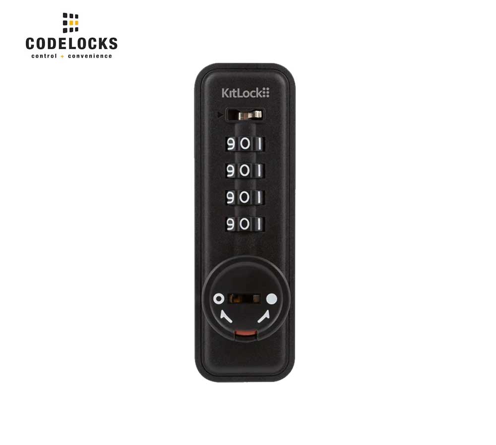 Codelocks KL15 Black Mechanical Optional Function KitLock with Optional Handing