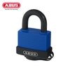 ABUS - 70IB/45 - Plastic Covered Extreme Weatherproof Rustproof Marine Grade Blue Brass Padlock with Optional Keying - 1-59/64 Inch Width