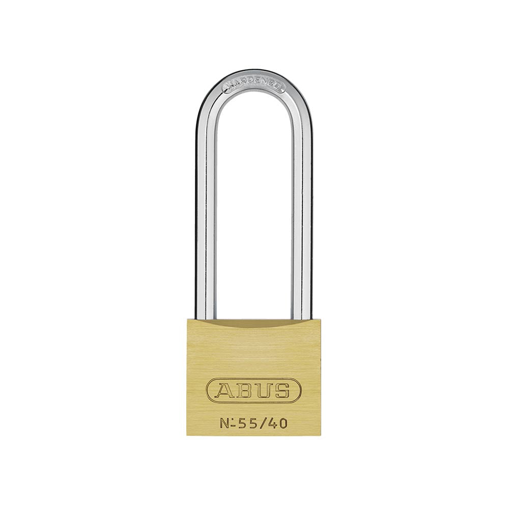 ABUS - 55/40HB63 - Self-Locking Solid Brass Padlock with Optional Keying - 1-1/2 Inch Width