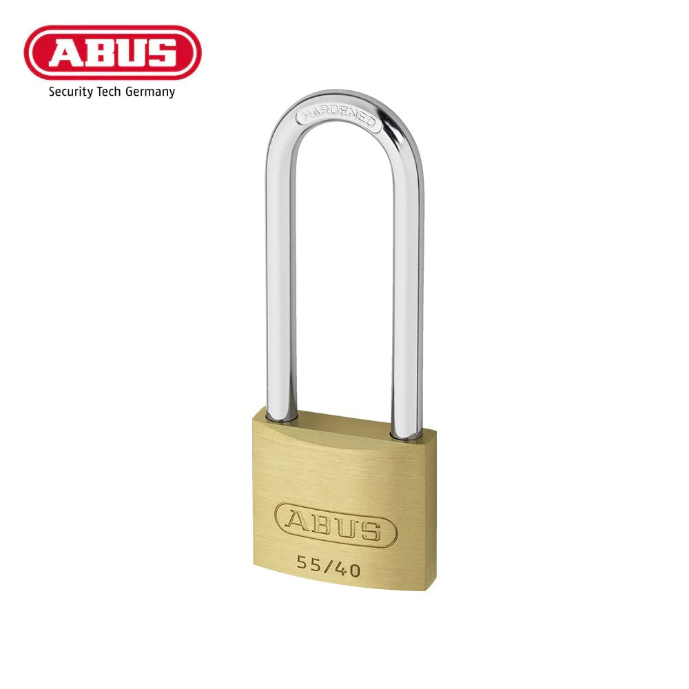 ABUS - 55/40HB63 - Self-Locking Solid Brass Padlock with Optional Keying - 1-1/2 Inch Width