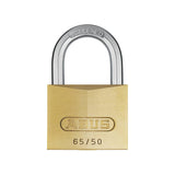 ABUS - 65/50 - Self-Locking Solid Brass Padlock - 1 31/32 Inch Width