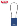 ABUS - 76/40CAB40 - Nylon-Covered Aluminum Core Padlock - 8 Inch Cable with Optional Keying and Optional Finish