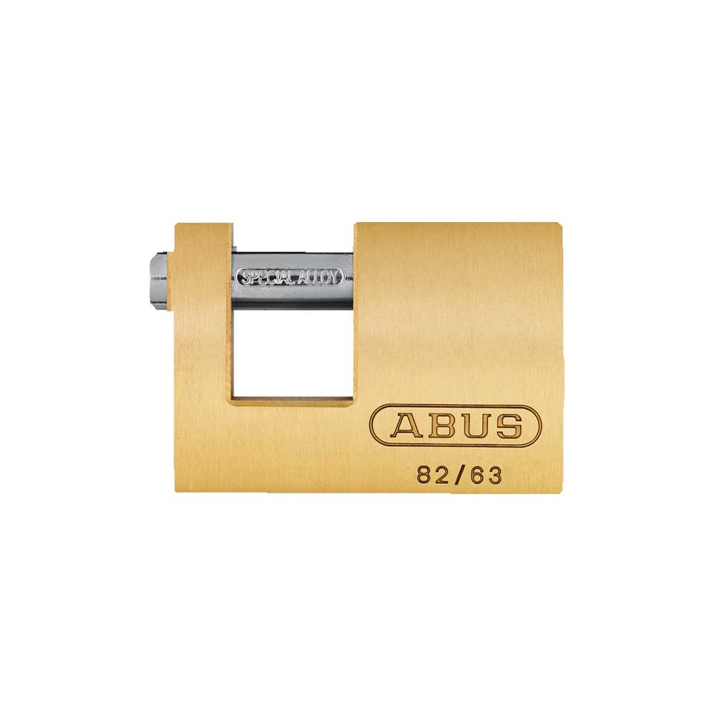 ABUS - 82/63 - Automatic Locking Brass Padlock with Optional Keying - 2-33/64 Inch Width