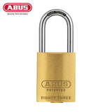 ABUS - 83/40 - Rekeyable Double bolted Corrosion Resistant Brass Padlock with Optional Keyway - 1-37/64 Inch