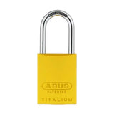 ABUS - 83AL/40 S - Rekeyable Weatherproof Corrosion Resistant Aluminum Padlock without Cylinder - Optional Keyway and Optional Finish - 1-37/64 Inch Width