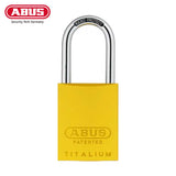 ABUS - 83AL/40 S - Rekeyable Weatherproof Corrosion Resistant Aluminum Padlock without Cylinder - Optional Keyway and Optional Finish - 1-37/64 Inch Width