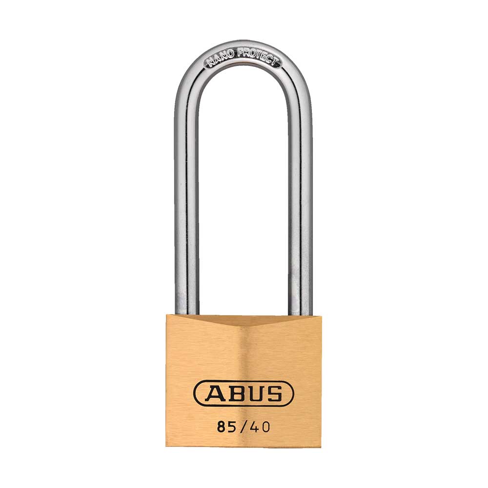 ABUS - 85/40HB63 - Extreme Corrosion Resistance Solid Brass Padlock with Optional Keying - 1-37/64 Inch Width