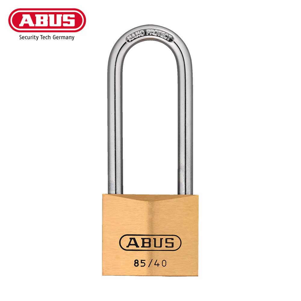 ABUS - 85/40HB63 - Extreme Corrosion Resistance Solid Brass Padlock with Optional Keying - 1-37/64 Inch Width