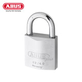 ABUS - 88/40 - Highly Secure Corrosion Resistant Chrome Plated Solid Brass Padlock with Optional Keying - 1-37/64 inch Width