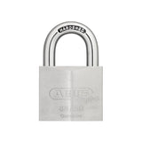 ABUS - 88/50 - Highly Secure Corrosion Resistant Chrome Plated Solid Brass Padlock with Optional Keying - 1-61/64 inch Width