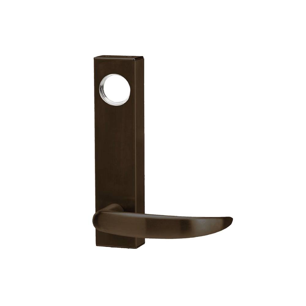 Adams Rite - 3080-01-0-31-US10B - Entry Lever Trim With Cylinder Hole SVR Exit Devices - 613 (Oil Rubbed Bronze Finish)