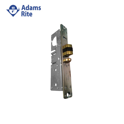 Adams Rite - 4510-25 - Standard Duty Deadlatch Flat Faceplate with 31/32 Backset - 2-5/8 Mortise Strike and Left-Handed or Right Hand Reverse - 628 (Satin Aluminum Clear Anodized Finish)