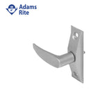 Adams Rite - 4560-501 - Deadlatch Handle for 4300/4500/4900 Series with Flat Lever Trim without Return and 1-3/4 to 2 Thick Door - LH or LHR - 130 (Satin Aluminum Ritecoat Paint)