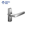 Adams Rite - 4568-601 - Eurostyle Deadlatch Handle for 4500/4900 Series with 1-3/4 to 2 Thick Door - 130 (Satin Aluminum Ritecoat Paint)