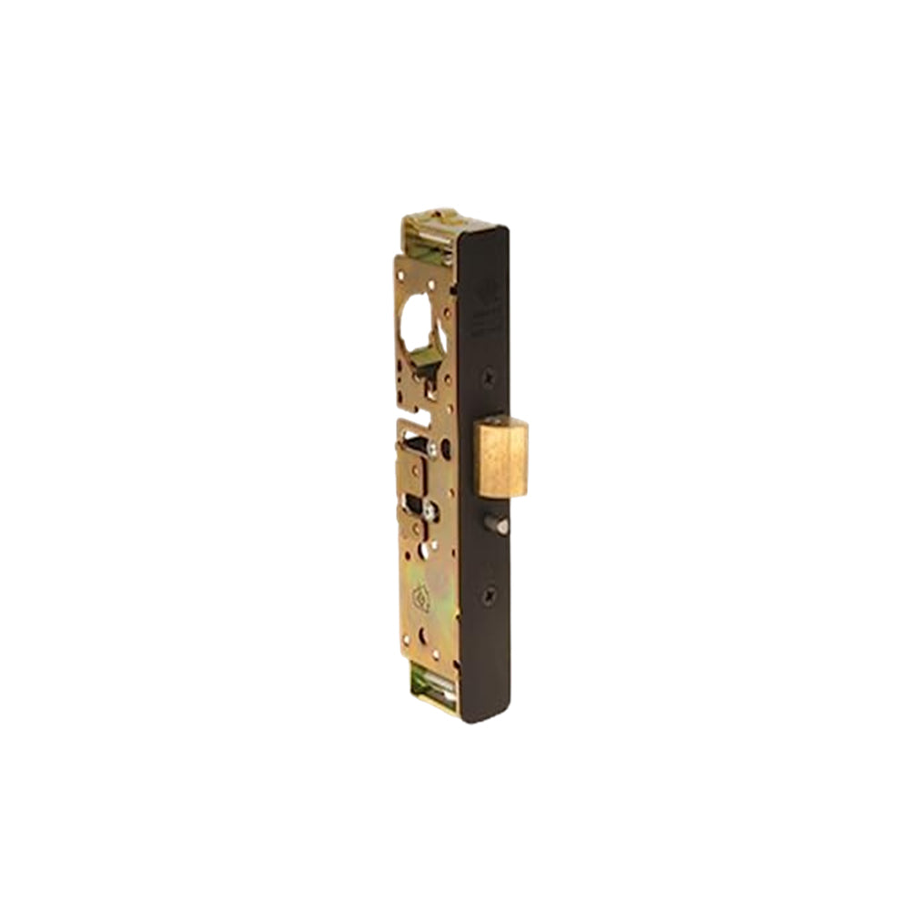 Adams Rite - 4900-35 - Heavy Duty Deadlatch Flat Faceplate with 1-1/8 Backset and 2-5/8 Flat Mortised Strike - 313 (Dark Bronze Anodized Aluminum)