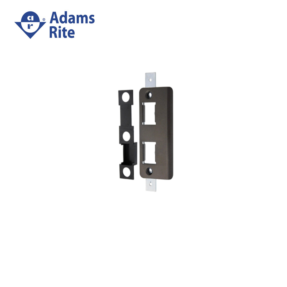 Adams Rite - 4901-01 - Long Deadlatch Strike with Flush Mount Deadlatch Flat Strike - 121 (Dark Bronze Ritecoat)