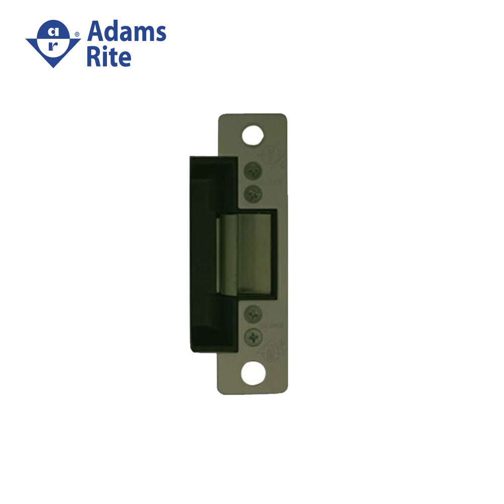 Adams Rite - 7100-440 - Door Electric Strike Standard/Fail Secure and 4-7/8 X 1-1/4 Flat Faceplate with Radius Corners - 16VAC - 313 (Dark Bronze Anodized Aluminum)