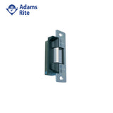 Adams Rite - 7140-310 - Door Electric Strike Standard/Fail Secure and 4-7/8 X 1-1/4 Flat Faceplate with Square Corners - 12VDC - 628 (Satin Aluminum Clear Anodized Finish)