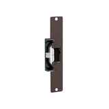 Adams Rite - 7410-313 - Electric Strike For Cylindrical Locks and 7-15/16 Faceplate with Radius Corners - 313 (Dark Bronze Anodized Aluminum)