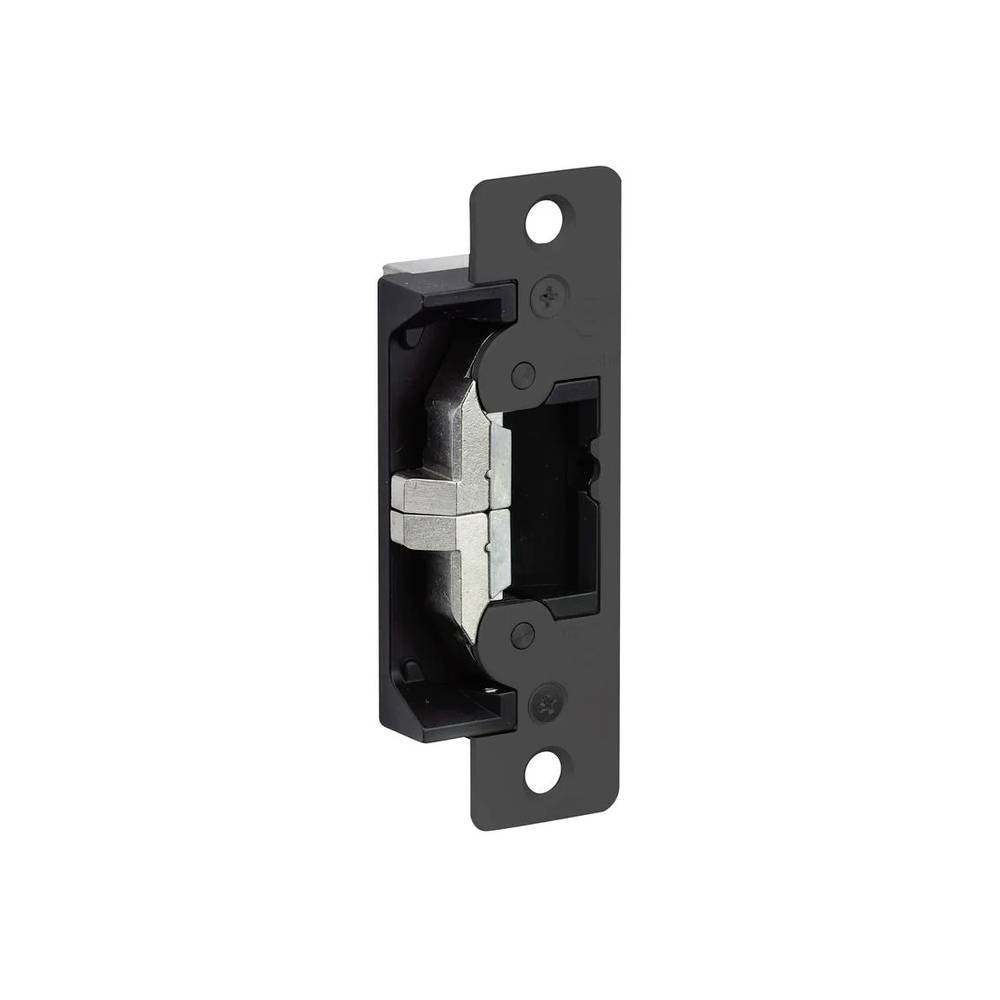 Adams Rite - 7440-335 - Electric Strike For Cylindrical Locks and 4-7/8 Faceplate with Radius Corners - 335 (Black Anodized Aluminum)