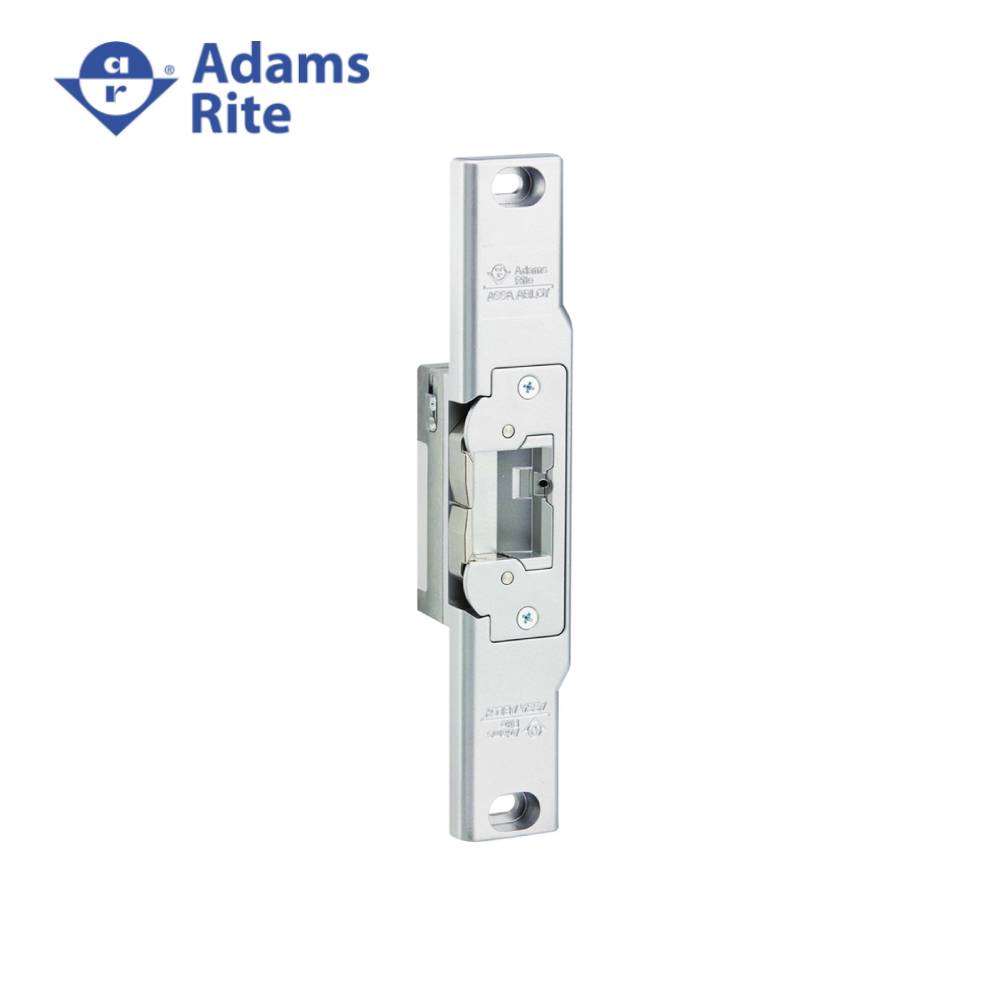 Adams Rite - 74R2-130- Ultraline Electric Strike For Narrow Stile Rim Devices - 130 (Satin Aluminum Ritecoat Paint)