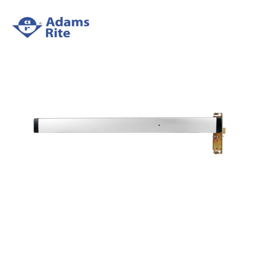 Adams Rite - 4510 - Life Safety Narrow Stile Mortise Exit Device For Aluminum Applications - 36 Inch - Optional Handed - 628 (Satin Aluminum Clear Anodized Finish)