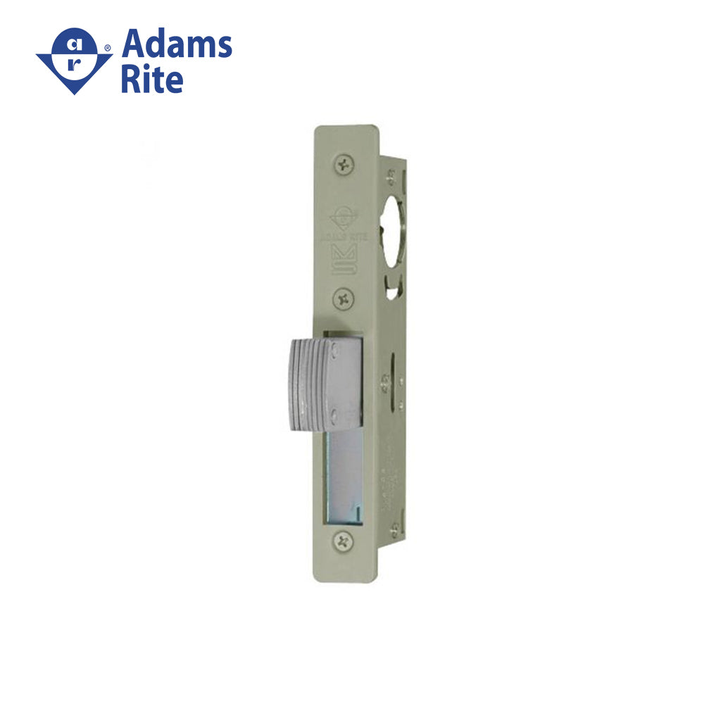 Adams Rite - MS1850S-210 - MS Deadlock Flat Faceplate with 31/32 Backset and Straight Bolt - 313 (Dark Bronze Anodized Aluminum)