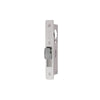 Adams Rite - MS1850S-250 - MS Deadlock Flat Faceplate with 31/32 Backset and Straight Bolt - 628 (Satin Aluminum Clear Anodized Finish)