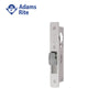 Adams Rite - MS1850S-250 - MS Deadlock Flat Faceplate with 31/32 Backset and Straight Bolt - 628 (Satin Aluminum Clear Anodized Finish)