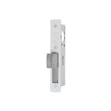 Adams Rite - MS1851S-310 - MS Deadlock Radius Faceplate with 1-1/8 Backset and Straight Bolt - 628 (Satin Aluminum Clear Anodized Finish)