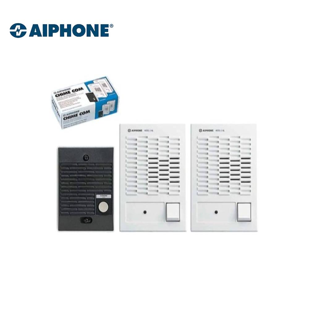 Aiphone - C-123LW - Dual Master Chime Com Set - 1 Door - 2 Masters - DAK-2S