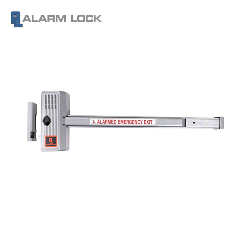 Alarm Lock - 700-28 - Sirenlock Panic Exit Alarm - 36" - 2-Minute Alarm Cutoff or Manual Reset - Aluminum Finish