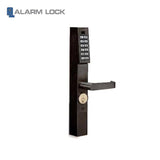 Alarm Lock - DL1200ET-10B - Trilogy Narrow Stile Pin Exit Keypad Lever Lock - Grade 1 - Oil Rubbed Bronze Finish (Discontinued)