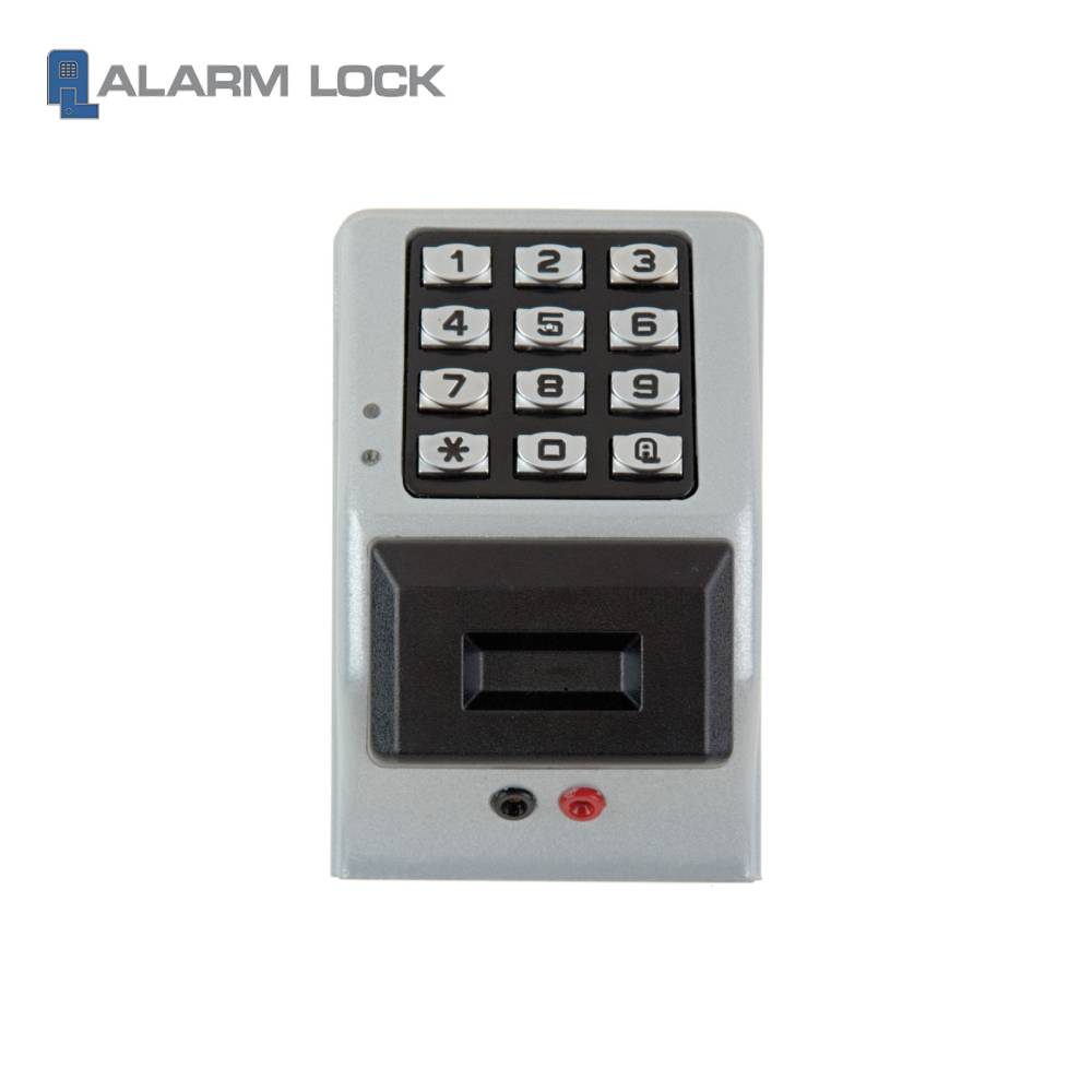 Alarm Lock - PDK3000-MS - Trilogy Weatherproof Digital PROX Reader Access Control Keypads with Audit Trail - Metallic Silver Finish