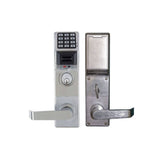 Alarm Lock - PDL4500DBL-26D - Trilogy Networx Mortise Lock with Deadbolt and Prox Reader Audit Trail - Satin Chrome Finish