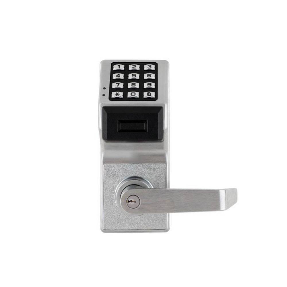 Alarm Lock - PDL6200-26D - Trilogy Networx Digital Cylindrical Keyless Prox Lock Lever Set with Door Position Switch - Satin Chrome Finish