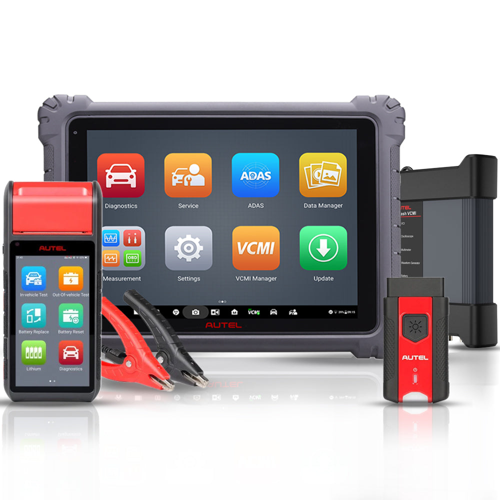 Autel MaxiSys Ultra Automotive Diagnostic Tablet with MaxiBAS BT608 Battery and Vehicle Diagnostic Tool