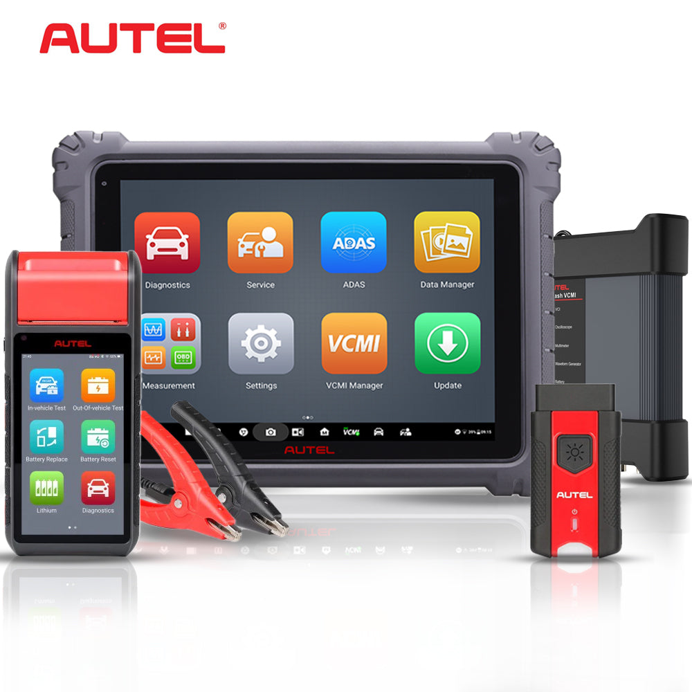 Autel MaxiSys Ultra Automotive Diagnostic Tablet with MaxiBAS BT608 Battery and Vehicle Diagnostic Tool