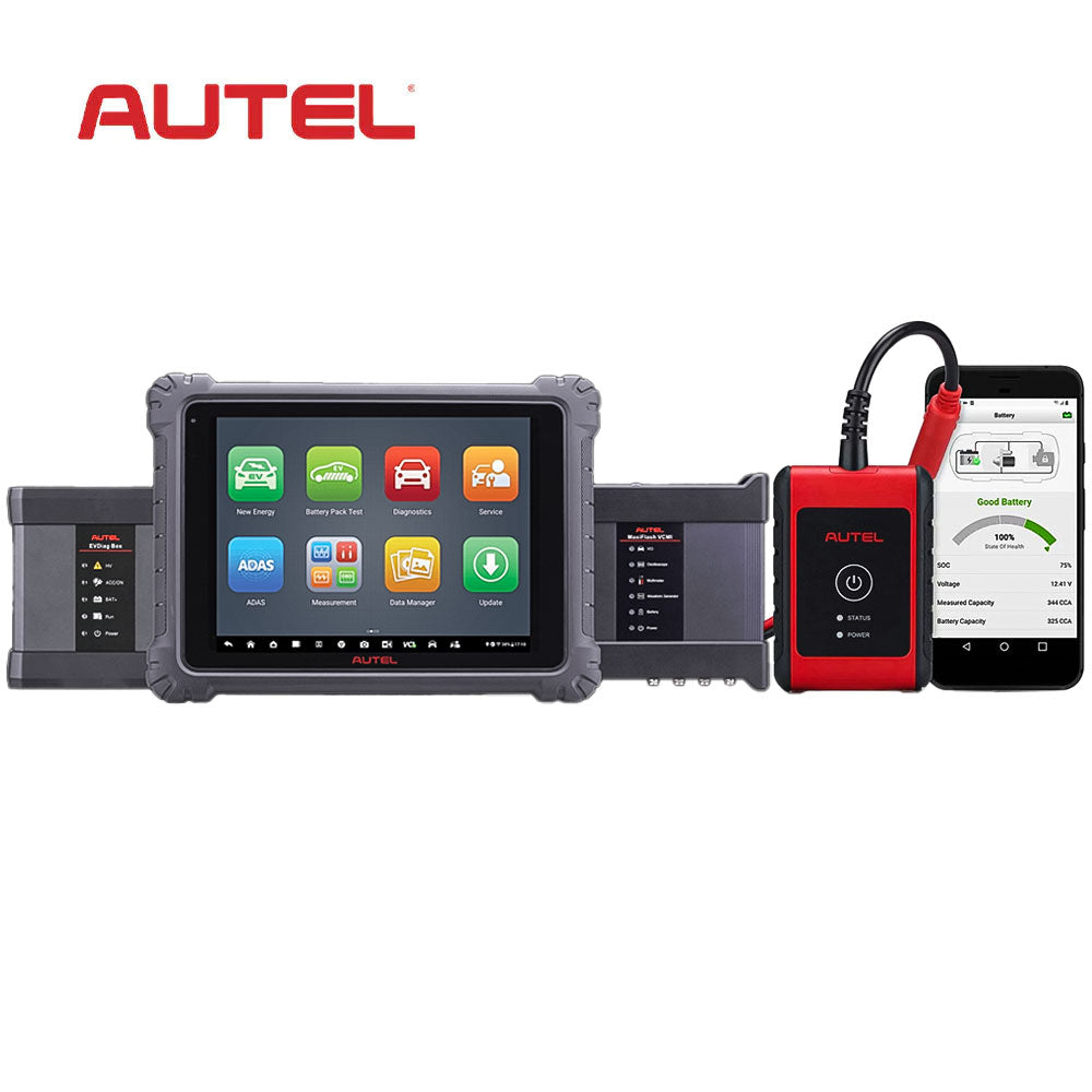 Autel MaxiSYS Ultra EV Intelligent Diagnostics Tablet with MaxiFlash VCMI and MaxiBAS BT506 Battery Tester