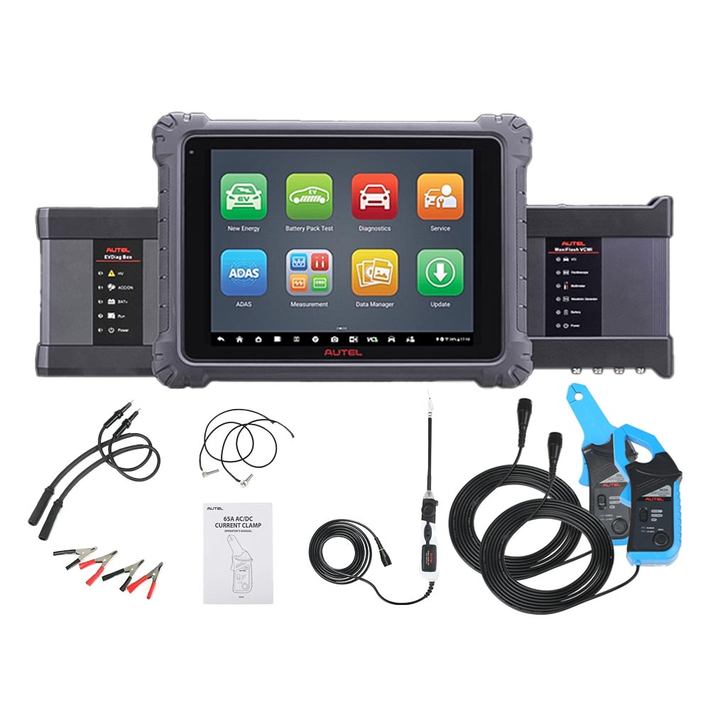 Autel MaxiSYS Ultra EV Intelligent Diagnostics Tablet with MaxiFlash VCMI and Oscilloscope Accessory Kit