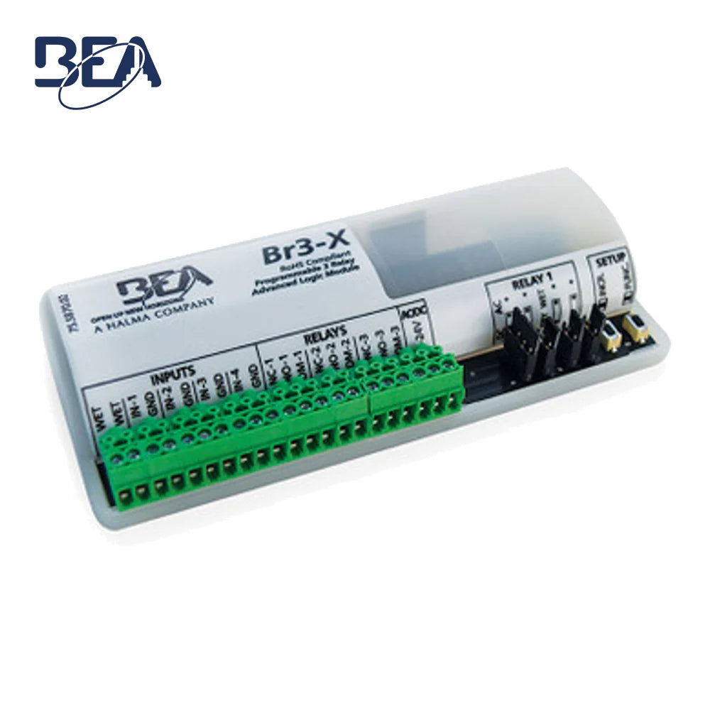 BEA - 10BR3X - Logic Module with 13 Programmable Logic Functions - 3-Relay